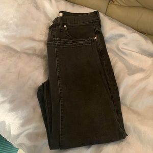 Madewell black straight leg size 28